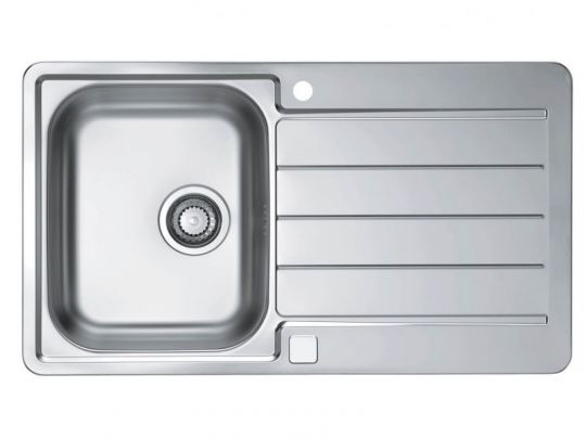 Мойка для кухни Alveus LINE MAX 20 SAT-90 в комплекте с сифоном 86х50 см схема 1