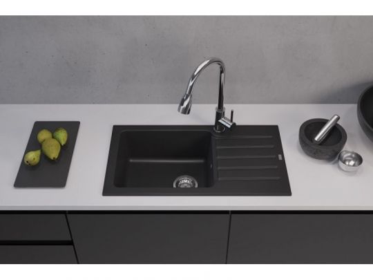 Мойка для кухни Alveus GRANITAL NIAGARA 90 в комплекте с сифоном 77,5х43х18 см схема 7