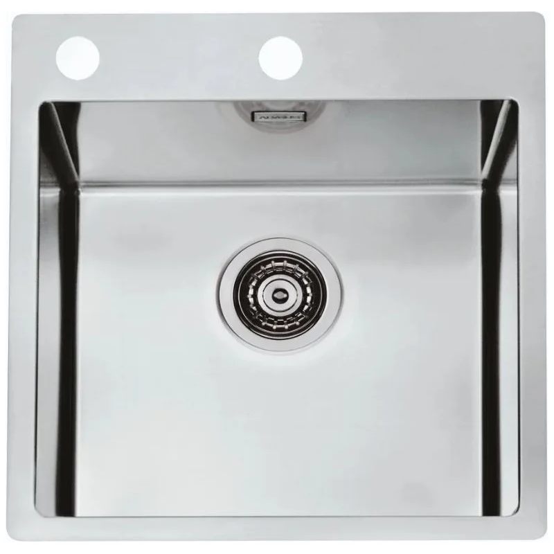 Изображение Мойка для кухни Alveus PURE 20 new KMB-90 в комплекте с сифоном 46,5х52,5 см