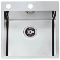 Мойка для кухни Alveus PURE 20 new KMB-90 в комплекте с сифоном 46,5х52,5 см схема 1 Мойка для кухни Alveus PURE 20 new KMB-90 в комплекте с сифоном 46,5х52,5 см схема 1