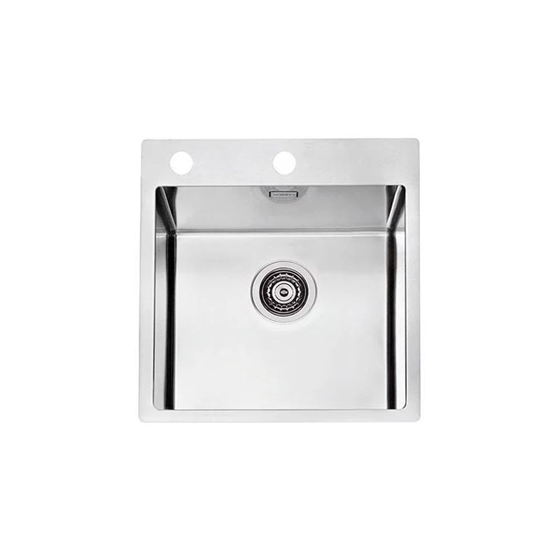 Изображение Мойка для кухни Alveus PURE 30 new KMB-90 в комплекте с сифоном 51,5х52,5 см