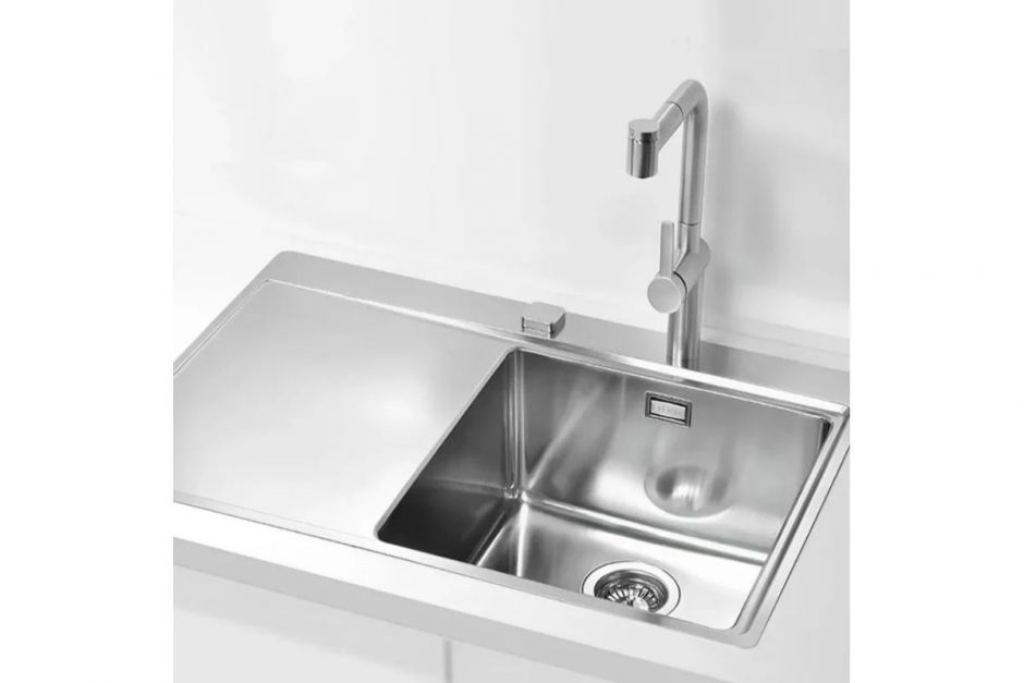 Мойка для кухни Alveus PURE 50R new KMB-90 правая в комплекте с сифоном 86х52,5 см ФОТО