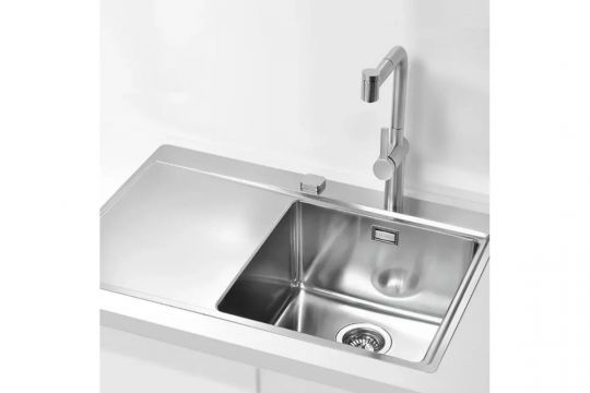 Мойка для кухни Alveus PURE 50R new KMB-90 правая в комплекте с сифоном 86х52,5 см схема 2