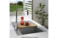 Мойка для кухни Alveus PURE 50R new KMB-90 правая в комплекте с сифоном 86х52,5 см схема 5