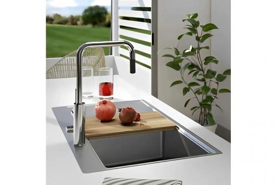 Мойка для кухни Alveus PURE 50R new KMB-90 правая в комплекте с сифоном 86х52,5 см схема 5