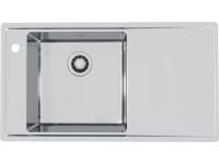 Мойка для кухни Alveus STRICTO 20L new KMB левая в комплекте с сифоном 86х47,2 см схема 1