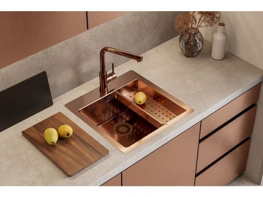 Мойка для кухни Alveus PURE MONARCH 30 new с выпуском без сифона 51,5х52,5 см схема 5