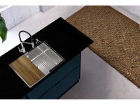 Мойка для кухни Alveus NOX 50 BRS с интегрированным сифоном 54х44х20 см схема 5