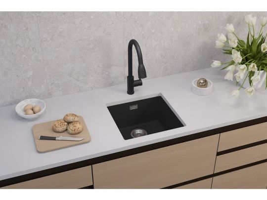 Мойка для кухни Alveus OMNI 20 GRANITAL с сифоном 45х45х19,8 см схема 9