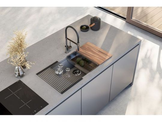 Мойка для кухни Alveus OMNI 40 GRANITAL 75х45х19,8 с сифоном схема 3