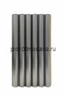 Бамбуковые рифленые панели Pipe silver metal 2800*123*15 (1шт=0,3444 кв.м.)
