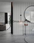 Бамбуковые рифленые панели Classic soft white 2800*160*22 (1шт=0,448 кв.м.)