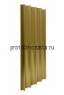 Бамбуковые рифленые панели Wave gold metal 2800*100*15 (1шт=0,28 кв.м.)