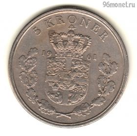 Дания 5 крон 1961 С-S