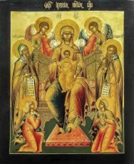 Свенская-Печерская икона: Знамение милости Божией (рукописная)