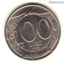 Италия 100 лир 1998