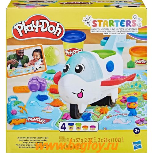 PLAY DOH F8805 Airplane Explorer Starter Set (Play-Doh Набор "Исследовательский самолет").