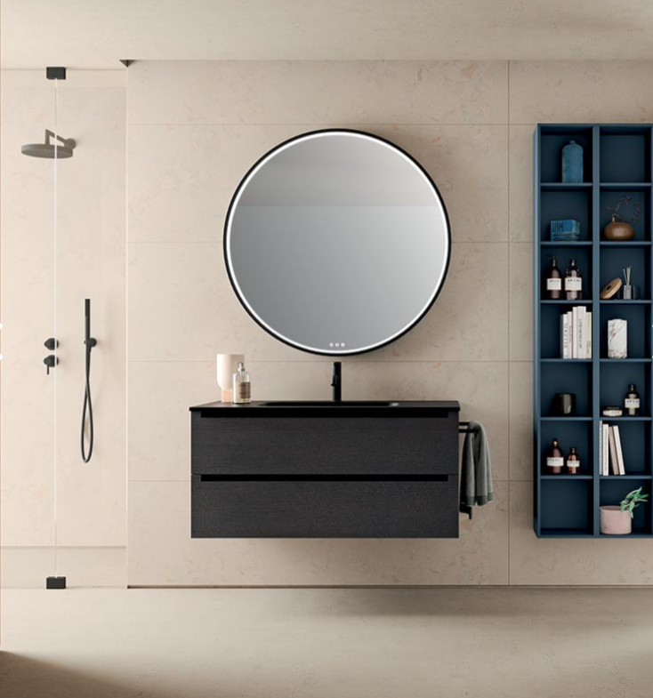 Изображение Мебель для ванной Berloni Bagno MEMPHIS 59 - L 106 CM + L 85 CM