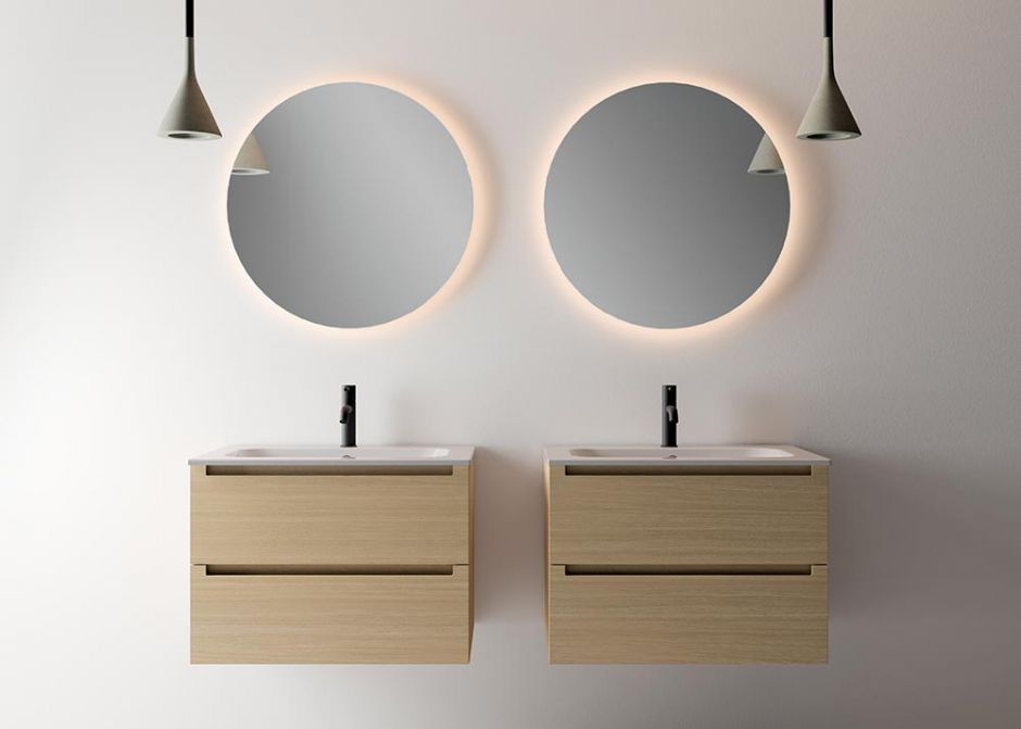 Изображение Мебель для ванной Berloni Bagno MEMPHIS 60 - L 71 CM + L 71 CM