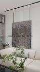 Relief silver 1100*2800*5/8 (1шт.=3.08 кв.м.) Бамбуковая панель с древесным волокном