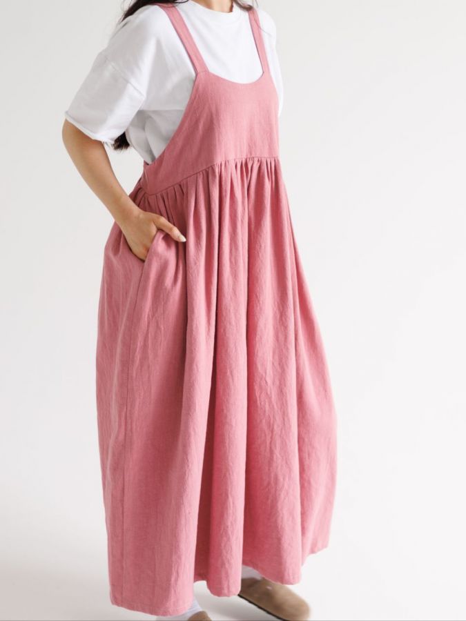 Сарафан Ortica из крапивы розовый