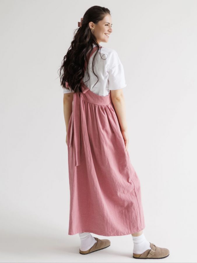 Сарафан Ortica из крапивы розовый