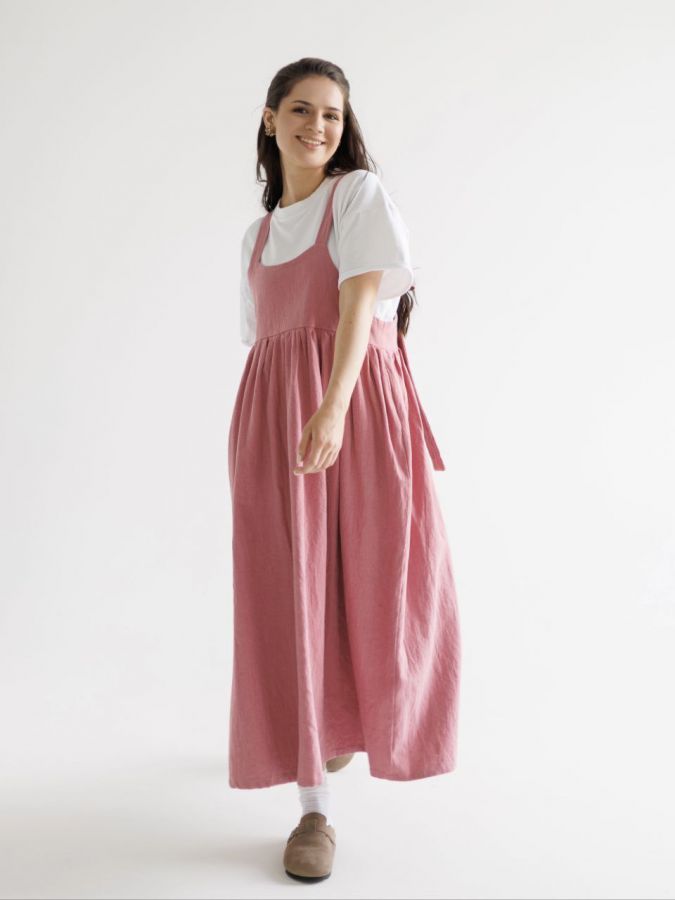 Сарафан Ortica из крапивы розовый