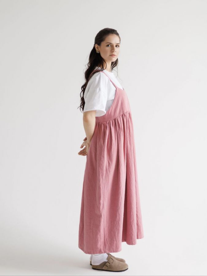 Сарафан Ortica из крапивы розовый