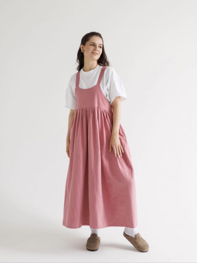 Сарафан Ortica из крапивы розовый