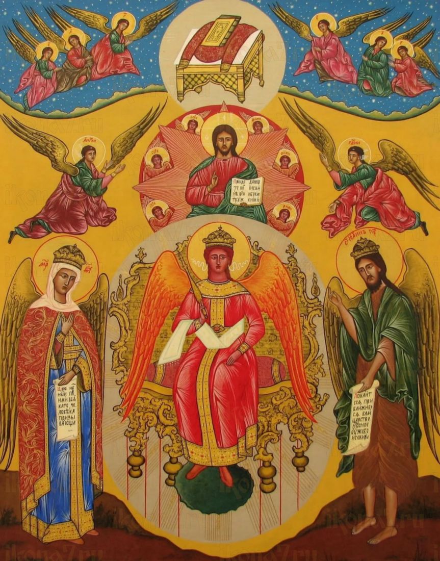 Икона София-Премудрость Божия: Образ Небесной Мудрости (рукописная)