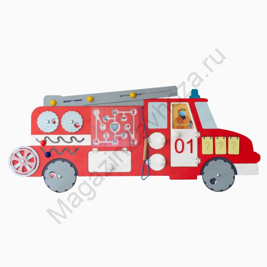 Бизиборд "Пожарная машина"