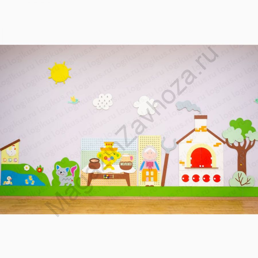 Развивающая панель "Лето в деревне: У бабушки"