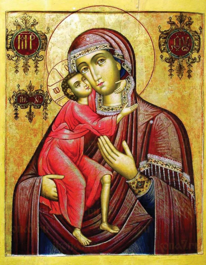 Феодоровская икона: Защита от бед и напастей (рукописная)