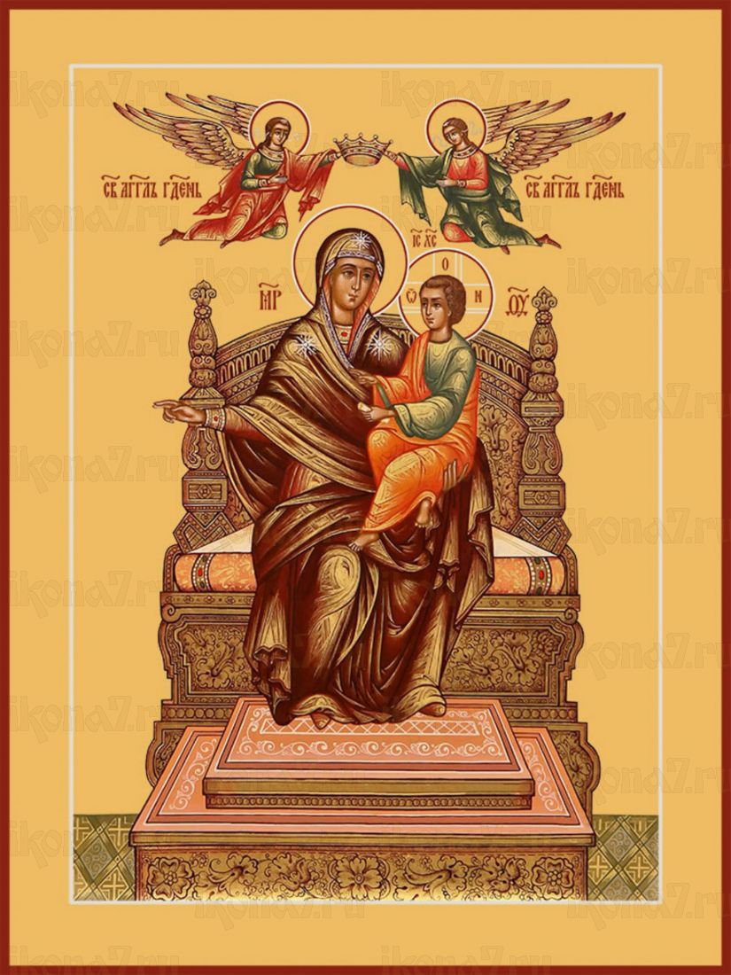 Экономисса икона Божией Матери (рукописная)