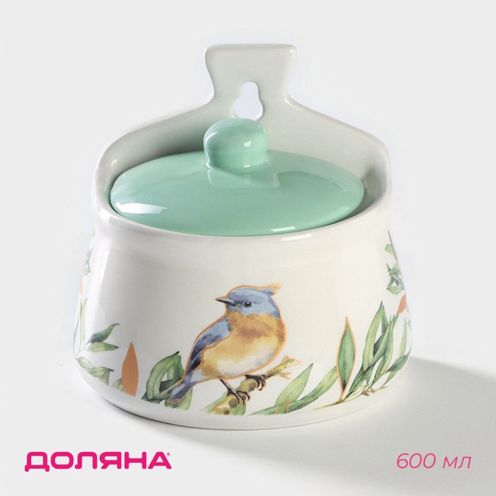 Солонка Доляна «Флора и Фауна», 600 мл, 14?10?14 см