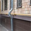 Колено для водосточной трубы 45 градусов 100 мм.