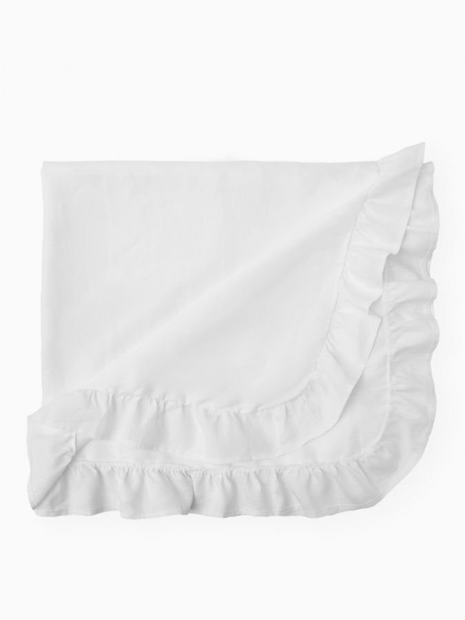 Скатерть Этель Ivory 150х180+/-3см, 100% лён, цв белый, 170 г/м2