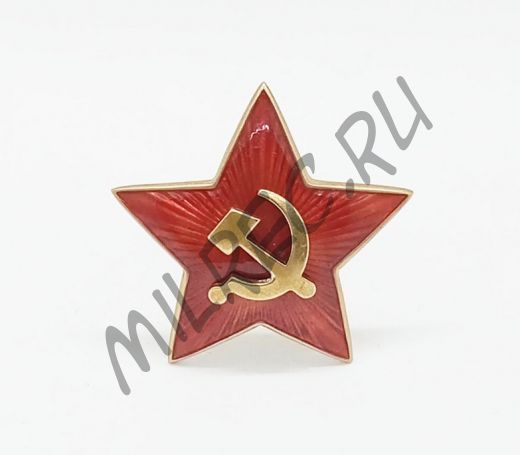 Звезда 34 мм образца 1936 г. с накладным СиМ  (реплика)