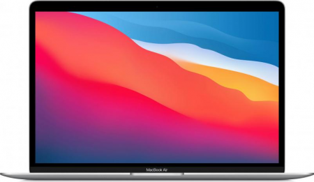 Apple Macbook Air MGN93 [13.3" 2560 X 1600 8 Гб 256 Гб Apple M1 / 3.2 Ггц] Silver EN Клавиатура