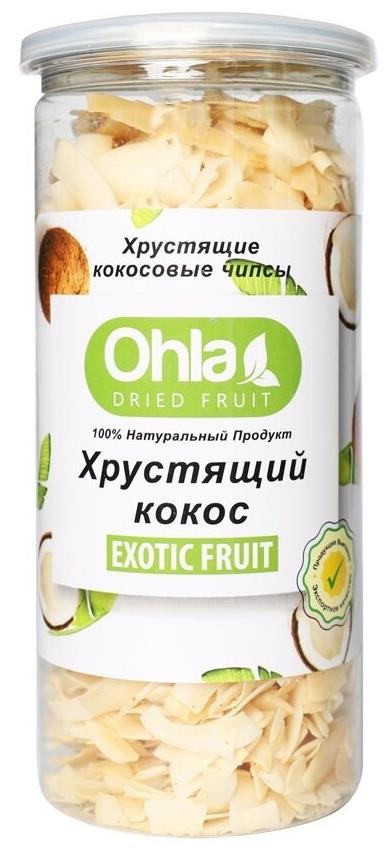 Кокосовые чипсы натуральные "Ohla" 300гр