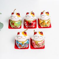 Набор фигурок керамика «Манэки-нэко в костюмчике», 5 шт., 4.5?3.6?4.6 см