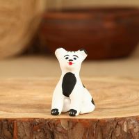 Каргопольская игрушка «Фигурка. Собака сидит», керамика, МИКС
