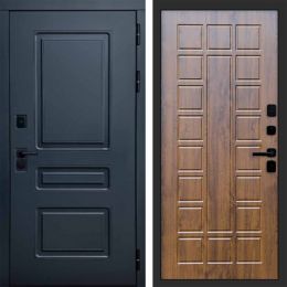 Входная дверь Termo-door Аляска Графит с терморазрывом - Престиж Дуб