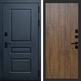 Входная дверь Termo-door Аляска Графит с терморазрывом - FLAT Дуб