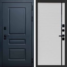 Входная дверь Termo-door Аляска Графит с терморазрывом - Porte white