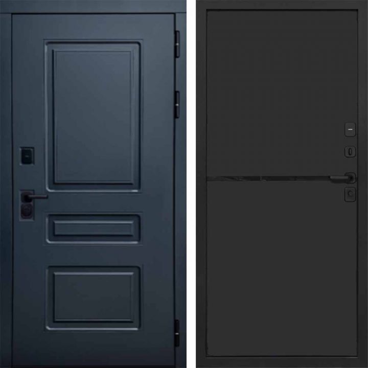 Входная дверь Termo-door Аляска Графит с терморазрывом - Нео Black