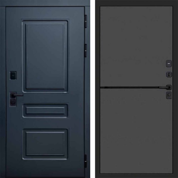 Входная дверь Termo-door Аляска Графит с терморазрывом - Нео Графит