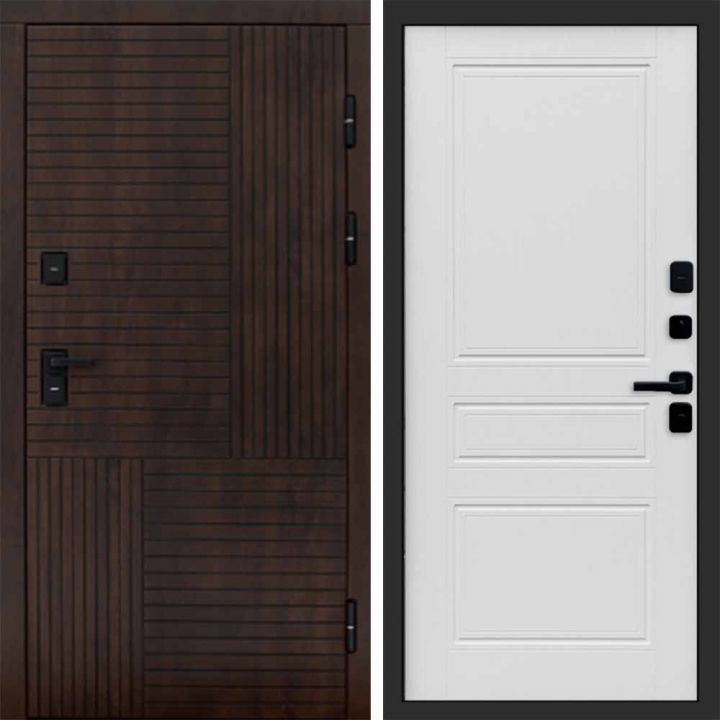 Входная дверь Termo-door Премиум винорит Веста Дуб с терморазрывом - Классика Лиственница