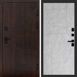 Входная дверь Termo-door Премиум винорит Веста Дуб с терморазрывом - Горизонт Бетон светлый