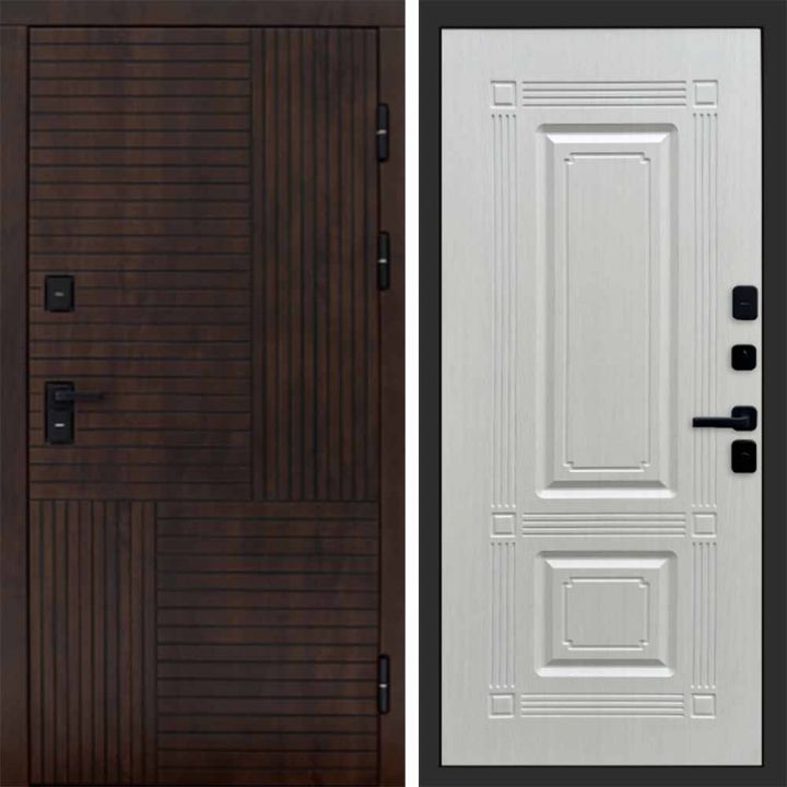 Входная дверь Termo-door Премиум винорит Веста Дуб с терморазрывом - Мадрид Лиственница